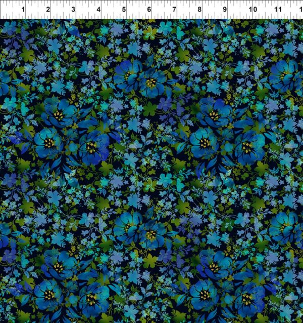 In The Beginning Fabrics - I Dream in Color - Mystic Blue 6-IDC-2