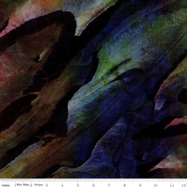 Riley Blake Expressions Batiks Express Yourself! Techniques in Dye Dark Vintage Green BT23086-328