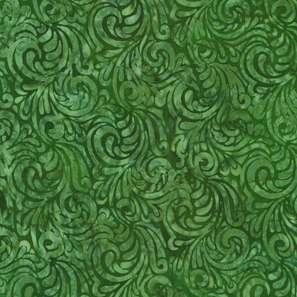 Robert Kaufman  - Artisan Batiks: Paisley Bouquet AMD-22838-44 Forest