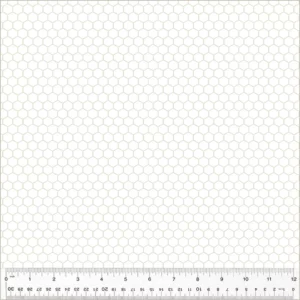 Windham Fabrics Afternoon in the Garden - Honeycomb 54437-1 White