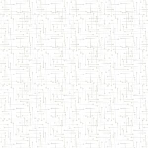 Wilmington Prints Essentials Sew Happy Pins 1817-39156-100 White on White