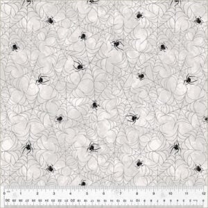 Windham Fabrics Hallow's Eve by Whistler Studios - Spider Webs 54448-2 Ghost