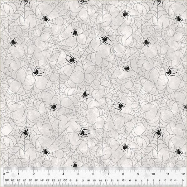 Windham Fabrics Hallow's Eve by Whistler Studios - Spider Webs 54448-2 Ghost