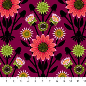 Northcott Fabrics - Iconic from Anna Maria Textiles - AMT122-99L Eggplant