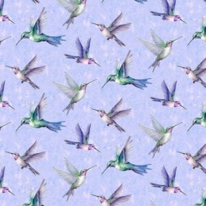 Timeless Treasures Bird-CD3507 Multi Flying Hummingbirds