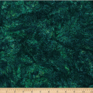 Hoffman W2591-702 Bali Batik Ferns - Deep Emerald