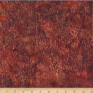 Hoffman W2605-100 Bali Batik Lined Texture - Adobe