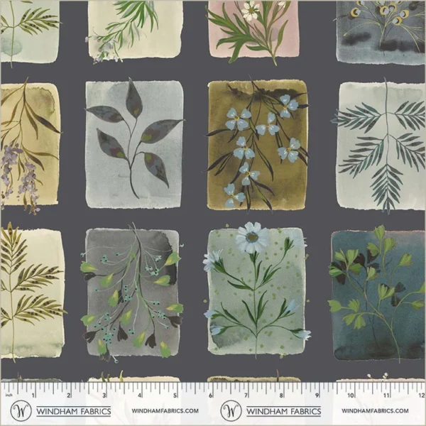 Windham Fabrics Bloomfield by Kelly Ventura - 54873D-7 Indigo Tiny Botanicals - Image 3