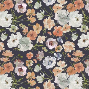 Windham Fabrics Bloomfield by Kelly Ventura - 54874D-19 Navy Ranunculus