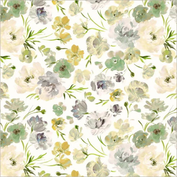 Windham Fabrics Bloomfield by Kelly Ventura - 54874D-5 Linen Ranunculus