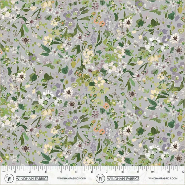 Windham Fabrics Bloomfield by Kelly Ventura - 54875D-11 Dew Perennials - Image 3