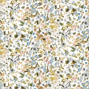 Windham Fabrics Bloomfield by Kelly Ventura - 54875D-4 White Perennials