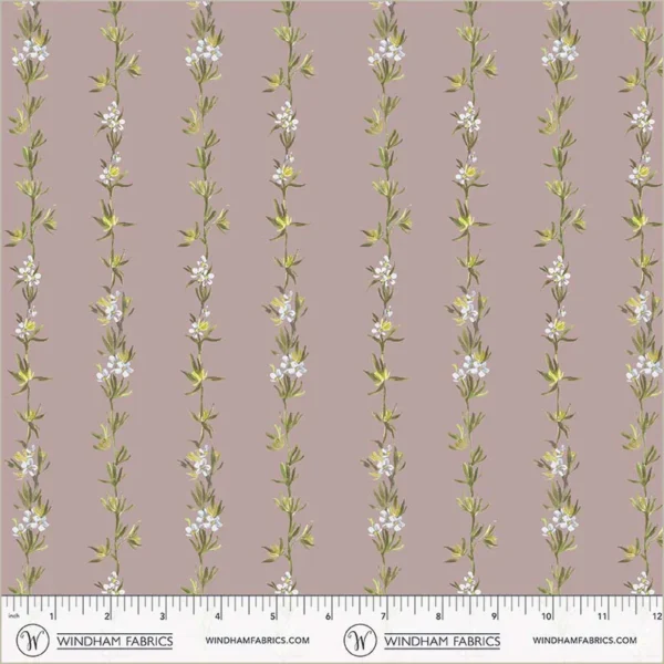 Windham Fabrics Bloomfield by Kelly Ventura - 54876D-13 Lavender Climbing Vines - Image 3