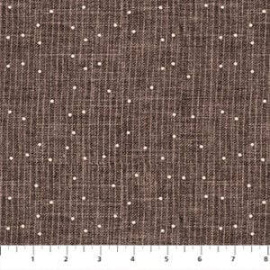 FIGO Fabrics - Stash - Stripe Dot 92022-32 Bark (Coordinates with Paws & Play)
