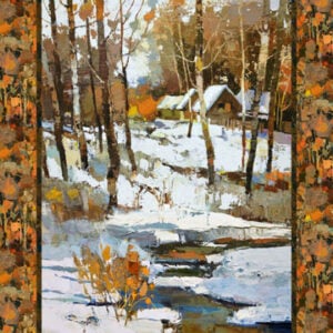 Northcott Fabrics - DP28090-10 First Snow Panel (approx. 32" x 43")