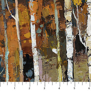 Northcott Fabrics - First Snow - DP28092-37 Birch Trees
