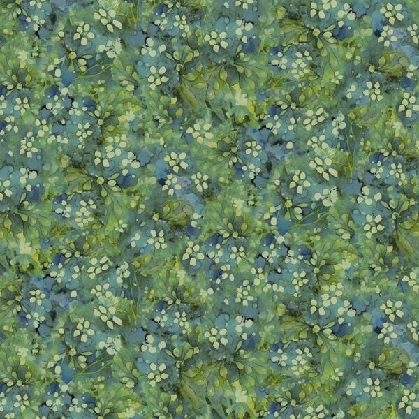 Timeless Treasures Forest Whisper Fleur-CD3687 Tonal Floral - Green