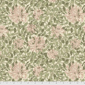 Free Spirit PWWM057.GREEN Morris & Co - Honeysuckle - Green