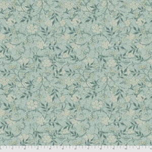 Free Spirit PWWM059.AQUA Morris & Co - Jasmine - Aqua