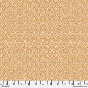 Free Spirit PWWM089.YELLOW Morris & Co - Small Bellflowers - Yellow