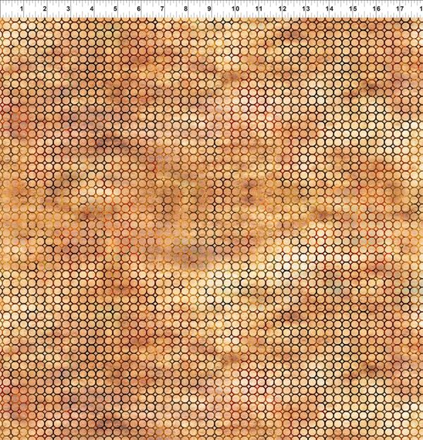 In The Beginning Fabrics - Falling Leaves - Circles Multi 13FLS-1