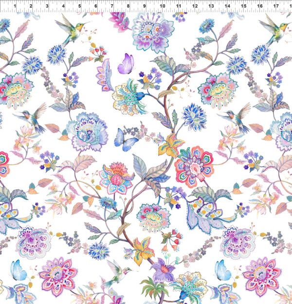 In The Beginning Fabrics - Daydreams - Large Floral Multi 1DD-1