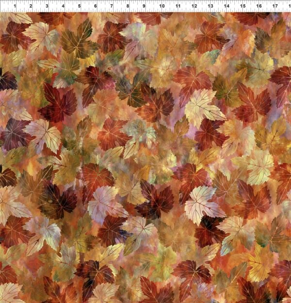 In The Beginning Fabrics - Falling Leaves - Maple Multi 5FLS-1