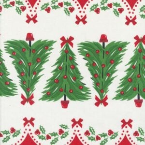 Moda Stacy Iest Hsu 100% Cotton Toweling 920 306 Classic Retro Holiday Oh Christmas Tree 16"