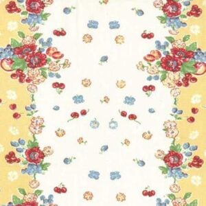 Moda 100% Cotton Toweling 920 120 Classic Retro Granny Garden 16"