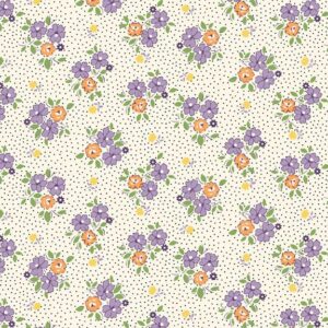 Marcus Fabrics - Aunt Grace Goes Scrappy by Judie Rothermel - R351526D Lilac Floral