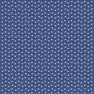 Marcus Fabrics - Aunt Grace Goes Scrappy by Judie Rothermel - R351528D Navy Triple Petal