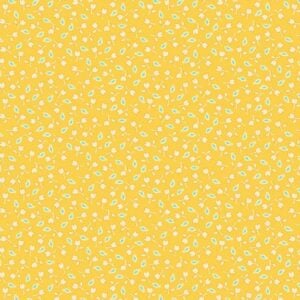 Marcus Fabrics - Aunt Grace Goes Scrappy by Judie Rothermel - R351529D Yellow Tulips
