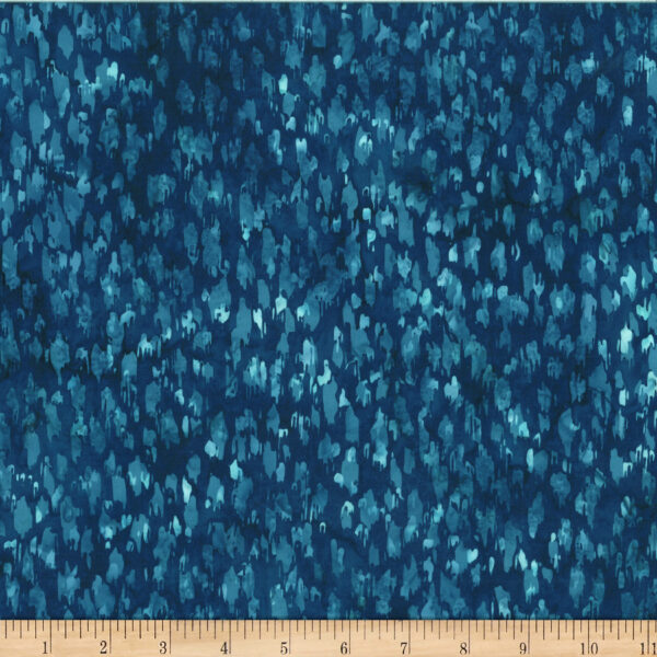 Hoffman X2614-19 Bali Batik Brushstrokes - Navy