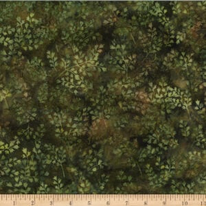Hoffman X2619-331 Bali Batik Leafy - Herb