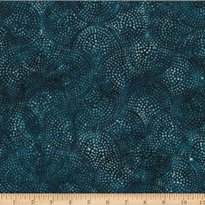 Hoffman X2622-21 Bali Batik Dotty Scallop - Teal