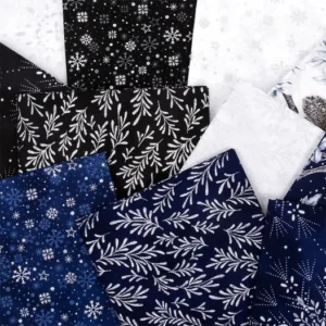 Hoffman Midnight Perch - Metallic Fat Quarter Bundle