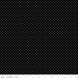 Riley Blake Basics Swiss Dot C670-110 Black