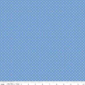 Riley Blake Basics Swiss Dot C670 Blueberry