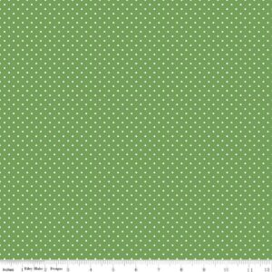 Riley Blake Basics Swiss Dot C670 Clover