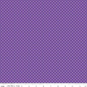 Riley Blake Basics Swiss Dot C670 Iris