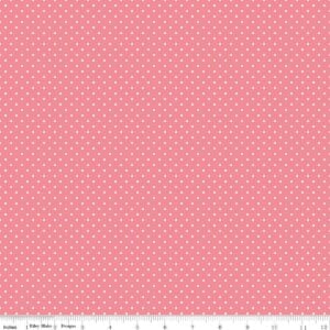 Riley Blake Basics Swiss Dot C670 Sugar Pink