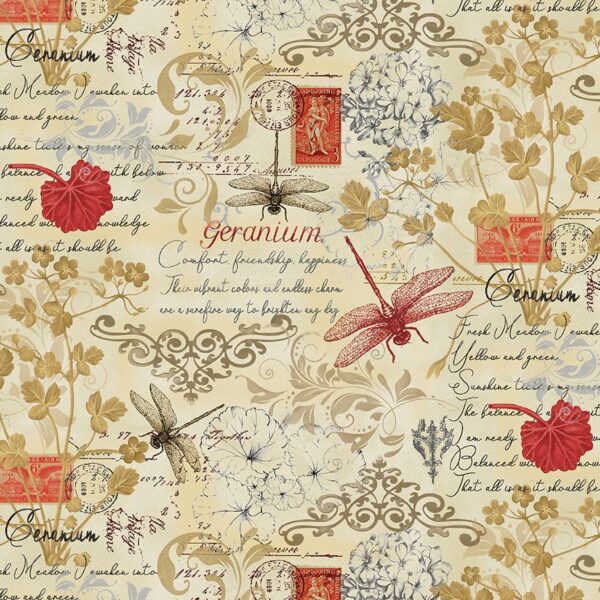 Royal Albert Table Runner Quilt Kit - Vintage Scrapbook - Image 3