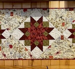 Royal Albert Table Runner Quilt Kit - Vintage Scrapbook