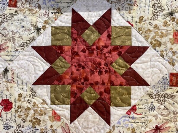 Royal Albert Table Runner Quilt Kit - Vintage Scrapbook - Image 2