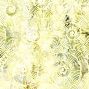 Island Batik / Lumin Fabrics 112518038 Fossil Spiral - Neutral Alabaster