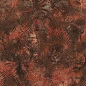 Island Batik / Lumin Fabrics 112518078 Fossil Spiral - Brown Bronze