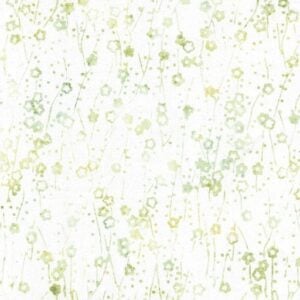 Island Batik / Lumin Fabrics 122424700 Floral Vine - White