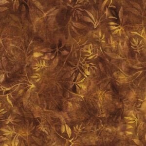 Island Batik / Lumin Fabrics 122445079 Floral Tree Branch - Brown Sienna