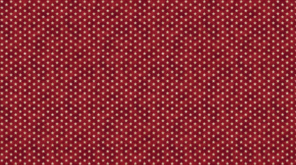Northcott Fabrics - 27887-24 Red/Cream Stars - Stonehenge Stars and Stripes 13 by Linda Ludovico