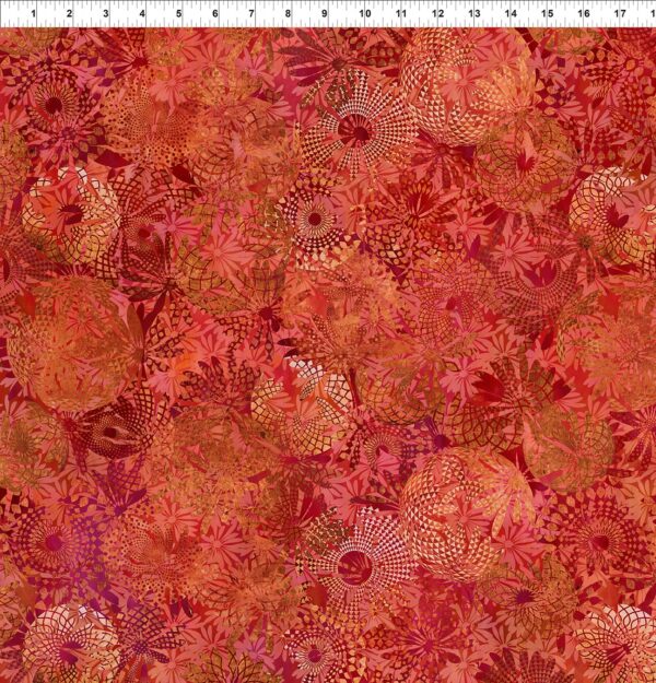 In The Beginning Fabrics - Allure - 4ALR-1 Red Exotic